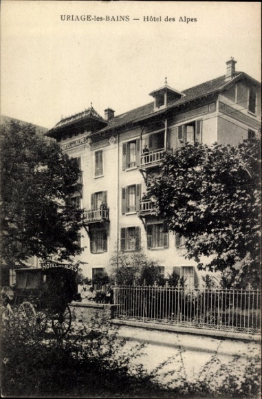Ak Uriage les Bains Isère, Hotel des Alpes