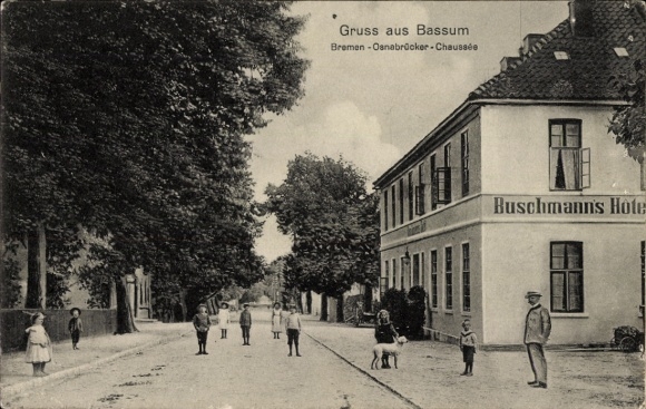 KP Bassum w Dolnej Saksonii, Brema-Osnabrücker-Chhaussee, Hotel Buschmann's