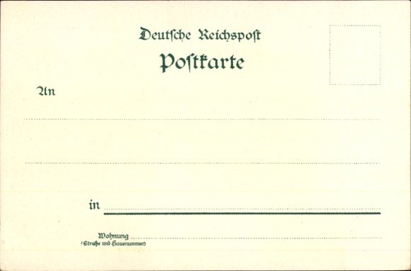 Chromo-Litho Berlin Mitte, Reichspost Building, State Secretary Dr. Heinrich von Stephan