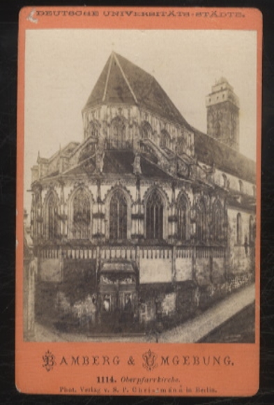 CdV Photo Bamberg and surroundings, Oberpfarrkirche