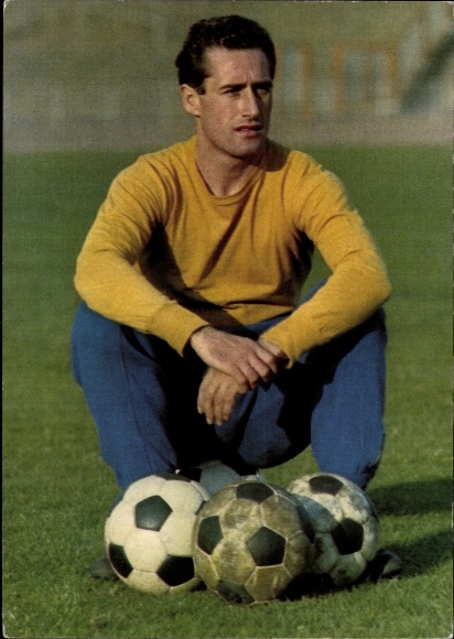 Ak Fußballspieler Hans Tilkowski, Torwart, Aral Sammelbild