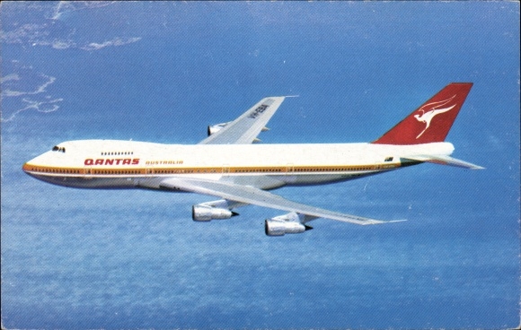 KP australijski samolot pasażerski, Qantas Airways, Boeing 747 B