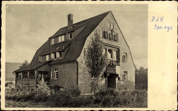 Postcard Springe am Deister, Youth Hostel