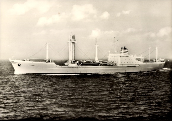Postcard Motor Ship Talana, Deutsche Afrika Linien