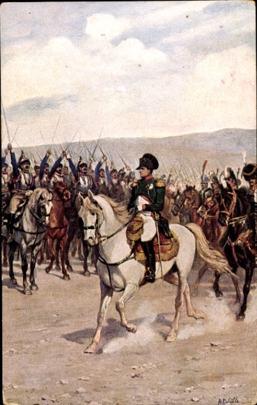 Artist PC Napoleon at the revue, Hoch der Kaiser, Vive l'empereur, la revue