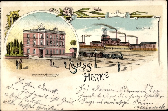 Chromo-Litho Herne in the Ruhr area of Westphalia