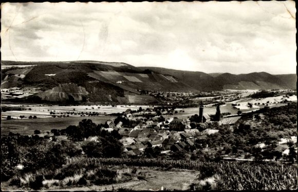 Postcard Ayl on the Saar, Panorama