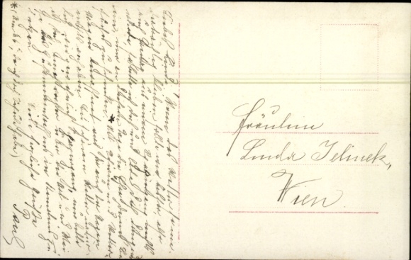 Artist Postcard Female Body, Male Face with Monocle, Metamorphosis, Un bon vivant