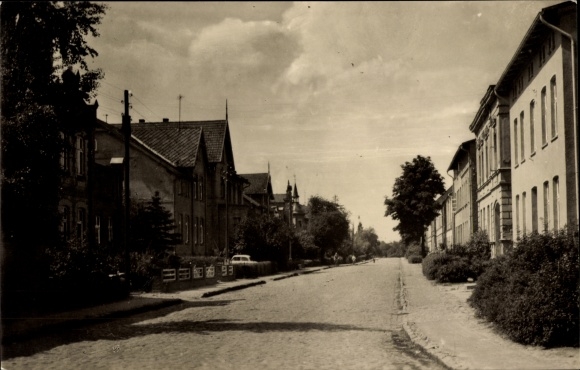 Postcard Bützow in Mecklenburg, Gartenstrasse