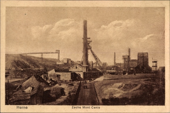 PC Herne in the Ruhr area of North Rhine-Westphalia, Mont Cenis colliery