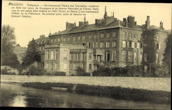 10 alte AK Charleville Mézières Ardennes, verschiedene Ansichten