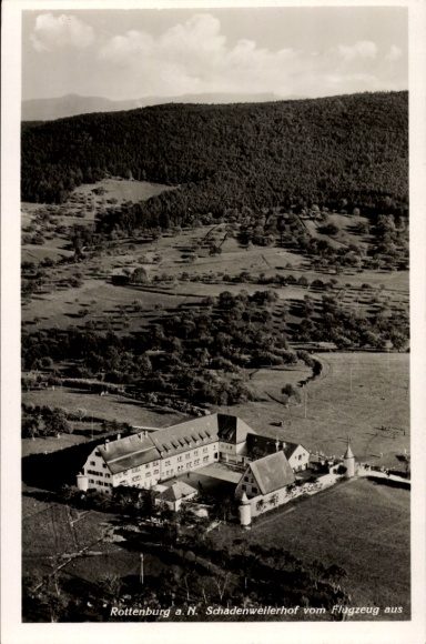 KP Rottenburg am Neckar, Schadenweilerhof, Schadenweiler Hof, zdjęcie lotnicze