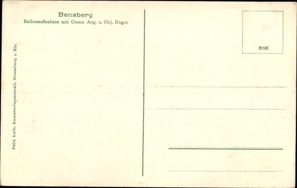PC Bensberg Bergisch Gladbach, view of the place, aerial photo from a balloon