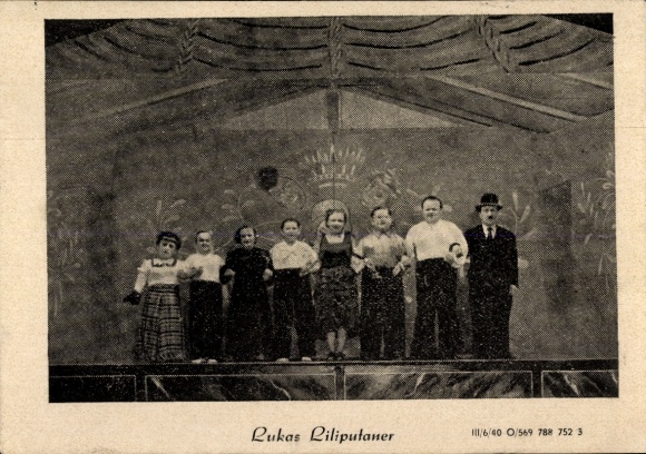 Ak Lukas Liliputaner, Gruppenbild