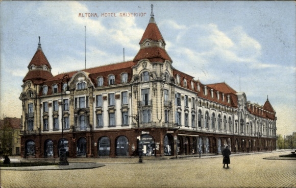 Ak Hamburg Altona, Hotel Kaiserhof