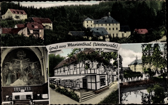 PC Marienthal Seelbach near Hamm Sieg, partial view, Pension Imhäuser