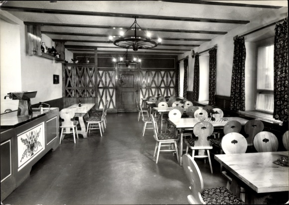 Ak Malschwitz in Oberlausitz, consumptierestaurant Wassermann, Wodny muz