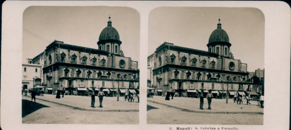Stereo Photo Naples Campania, S. Caterina a Formallo
