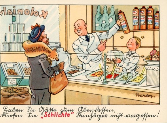 Set von 6 Ansichtskarten, Original Umschlag, Schliche, Barlog, Steinhäger