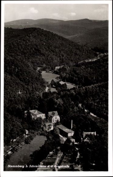 KP Stammberg Schriesheim na Bergstrasse, zdjęcie lotnicze