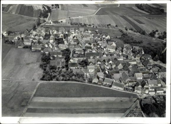 Postcard Schorndorf in the Remstal Württemberg, aerial photograph of Schorndorf (Warttbg)