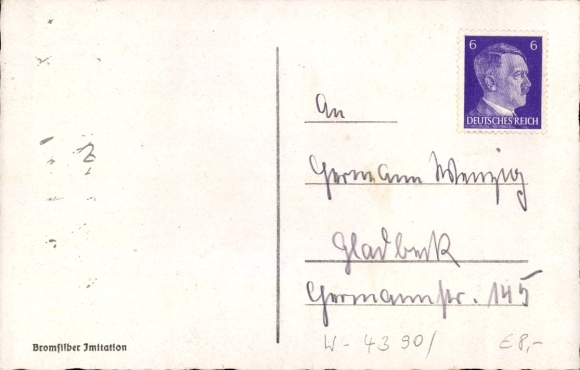 Postcard Gladbeck in Westphalia, Town Hall