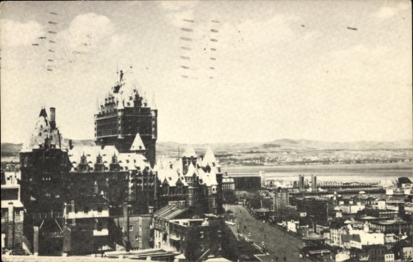 Postcard Drummondville Quebec Canada, general view