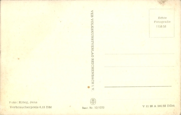 Postcard Hermsdorf in Thuringia, Teufelstalbrücke