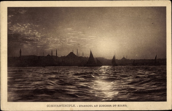 KP Constantinople Istanbul Türkiye, Stambuł o zachodzie słońca