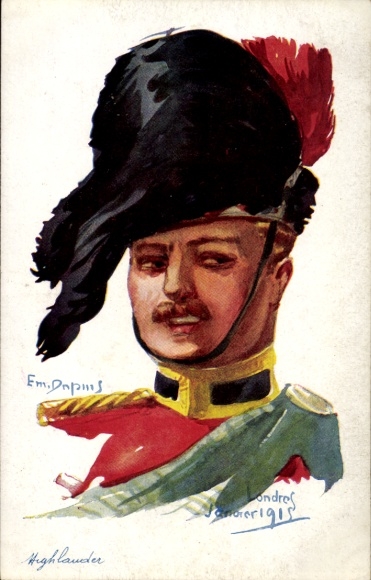KP artystyczna Dupuis, Emil, sojusznicy Francji, Highlander, Londyn 1915