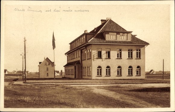 Postcard Wenningstedt Braderup on Sylt, convalescent home of the Hamburg secondary school on Bogenstrasse