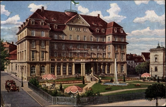 Ak Gotha in Thüringen, Kasteelhotel
