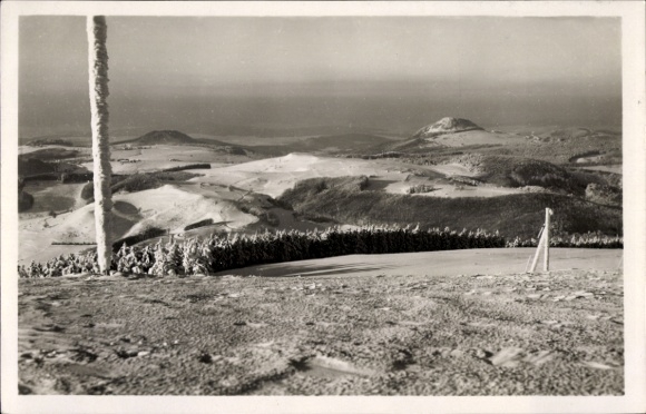 Ak Gersfeld in der Rhön Hessen, Wasserkuppe, Panorama