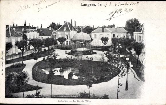 KP Langres Górna Marna. Ogród Miejski