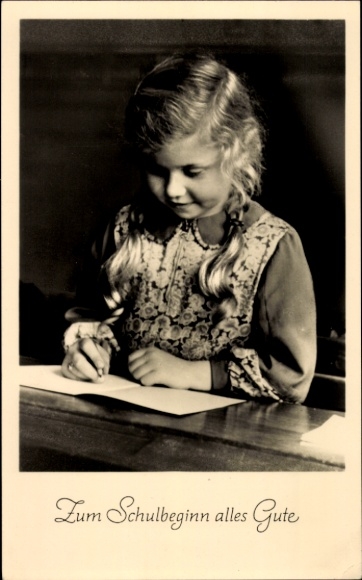 Postcard Congratulations Back to School, Girls