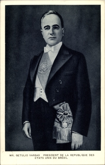KP Prezydent Brazylii Getulio Vargas, stojący portret
