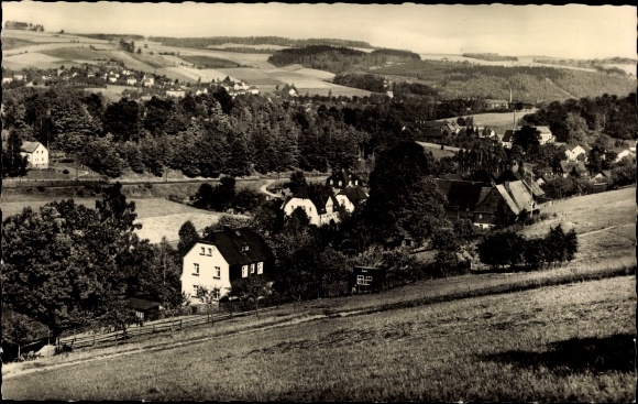 Ak Gornsdorf im Erzgebirge, Gesamtansicht