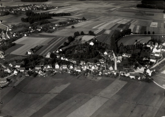 Foto Bühl Bibertal in Schwaben, Fliegeraufnahme