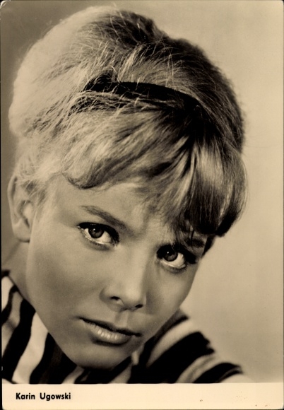 Postcard Actress Karin Ugowski, Portrait, Defa Film, Frau Holle