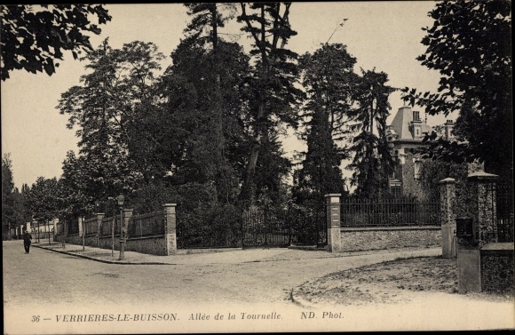 Ak Verrières le Buisson Essonne, Allee de la Tournelle
