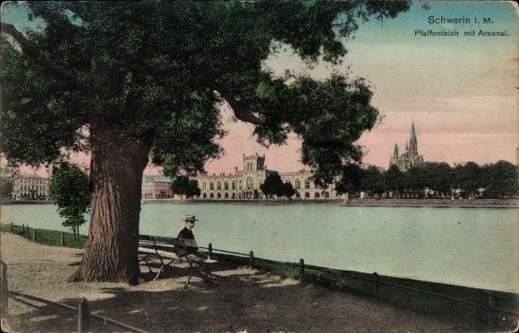 KP Schwerin w Meklemburgii, Pfaffenteich w Arsenalu