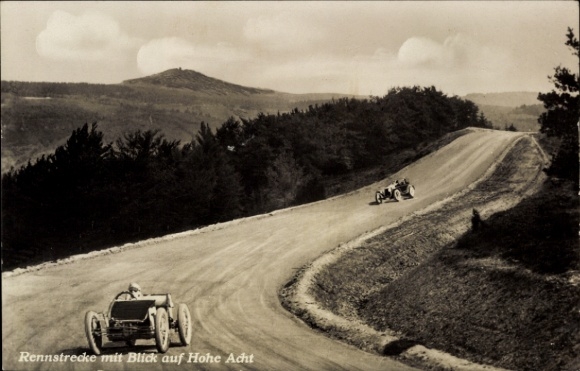Postcard Nürburg in the Eifel, Nürburgring, race track, Hohe Acht