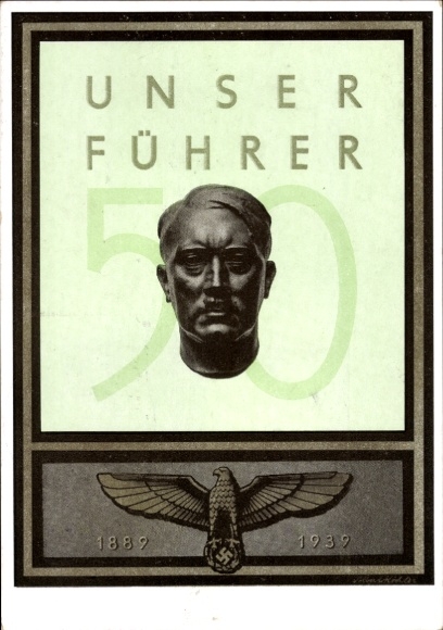 KP Führer i kanclerz Rzeszy Adolf Hitler, 50. urodziny 1939