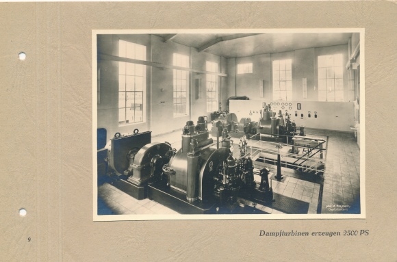 Photo Berlin Weißensee, Trumpf chocolate works, steam turbines
