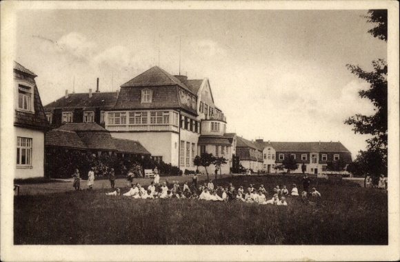 Ak Nordholz Wurster Nordseeküste, Kinderheim des Deutschen Roten Kreuzes, Nordholz b. Cuxhaven