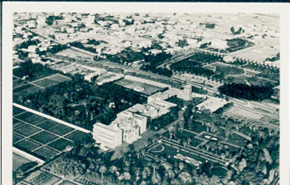 Collecting picture Zeppelin world trips No. 217 Egypt trip 1931 Cairo, Palace of King Fuad