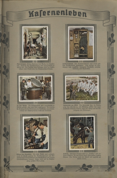 The German Wehrmacht collector's photo album of the cigarette industry 1936