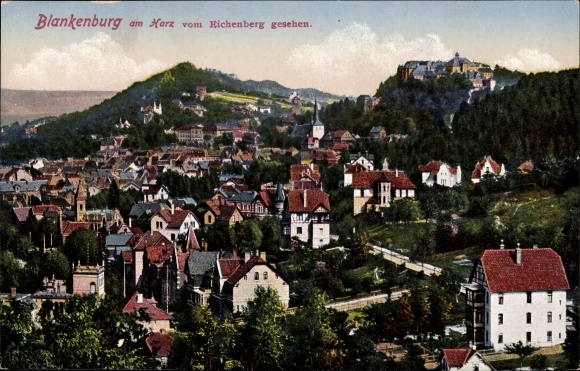 PC Blankenburg am Harz, view from Eichberg