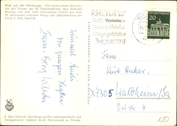 PC Nuremberg in Middle Franconia, Christkindles-Markt, St. Sebalduskirche, Schöner Brunnen