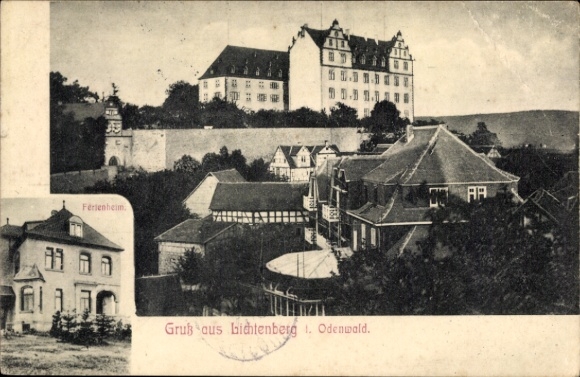 Postcard Lichtenberg Fischbachtal in the Odenwald, holiday home